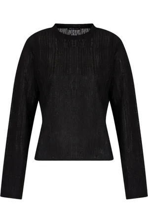Armani Exchange Strik, Dame, Sort, S, Uld, Sort Stilfuld Xw000114Mc005 Model