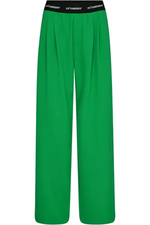 Co`Couture Bukser, Dame, Grøn, XL, Polyester, Logo Pant Bukser