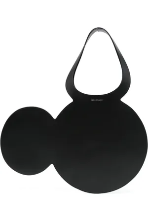 COPERNI Taske, Dame, Sort, ONE SIZE, Læder, Sort håndtaske med Disney-print