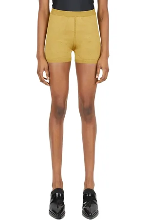 1017 ALYX 9SM Shorts, Dame, Gul, M, Butterfly Knit Shorts