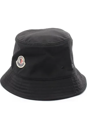 Moncler Pre-owned, Dame, Sort, ONE SIZE, Bomuld, Pre-owned Bomuld hatte