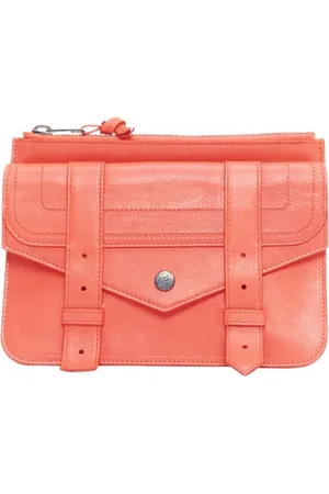 Proenza Schouler Pre-owned, Dame, Rød, ONE SIZE, Uld, Pre-owned Laeder skuldertasker