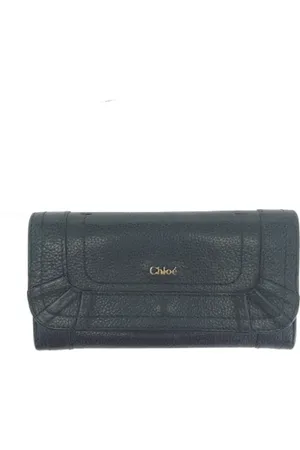 Chloé Pre-owned, Dame, Sort, ONE SIZE, Tyl, Pre-owned Laeder punge