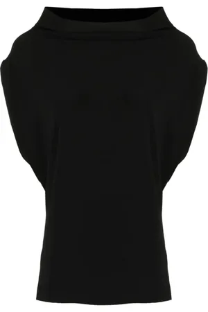 Norma Kamali Top, Dame, Sort, XS, Sort Top til Kvinder