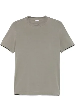 Malo Top, Herre, Grå, L, Bomuld, Grå Stretch Bomulds T-Shirt