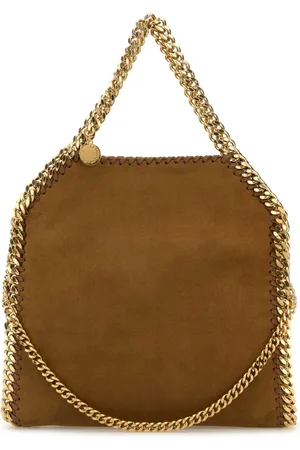 Stella McCartney Taske, Dame, Brun, ONE SIZE, Uld, Kamel Ruskind Mini Falabella Håndtaske