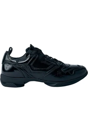 Kiko Kostadinov Sko, Herre, Sort, 41 EU, Læder, Hybrid Sole Læder Sneakers Rund Tå