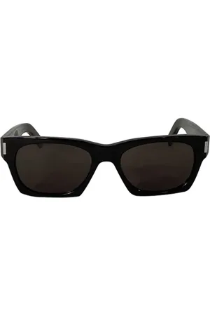Saint Laurent Pre-owned, Herre, Sort, ONE SIZE, Pre-owned Acetat solbriller
