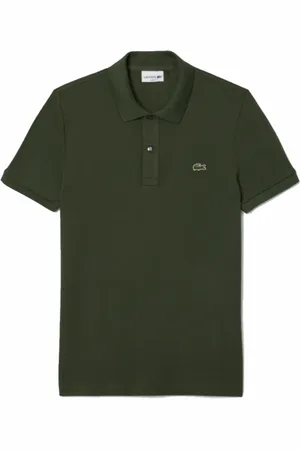 Lacoste Top, Herre, Grøn, S, Bomuld, Slim Fit Piqué Polo Original L.12.12