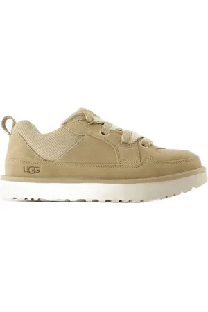 UGG Sko, Herre, , 42 EU, Læder, Lowmel Shearling Sneakers