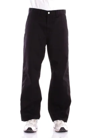 Carhartt Jeans, Herre, Sort, L, Bomuld, Sort Logo Jeans med Lommer