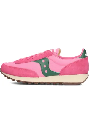 Saucony Sko, Dame, Lyserød, 37 EU, Rosa Trainer 80 Lave Sneakers