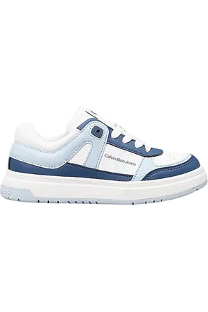 Calvin Klein Sko, Herre, Flerfarvet, 39 EU, Blå Snøresneakers Urban Stil