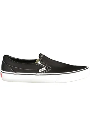 Vans Sko, Herre, Sort, 46 EU, Uld, Streetwise Slip-On Sneakers med Kontrastdetaljer