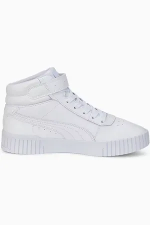 PUMA Sko, Herre, Hvid, 37 1/2 EU, Carina 2.0 Mid Bianca Dreng