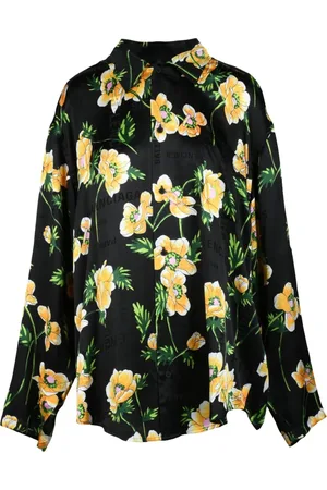Balenciaga Bluser & Skjorter, Dame, Flerfarvet, S, Skjorte