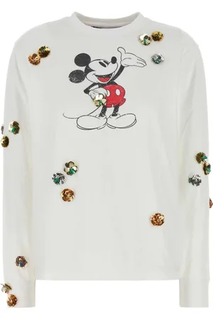 COPERNI Top, Dame, Hvid, XS, Bomuld, Hvid Mickey T-shirt