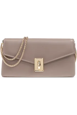 Furla Taske, Dame, Grå, ONE SIZE, Uld, Skuldertaske Meridiana Medium