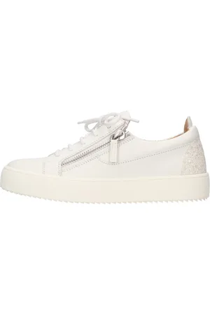 Giuseppe Zanotti Sko, Dame, Hvid, 41 EU, Læder, Sneakers Hvid