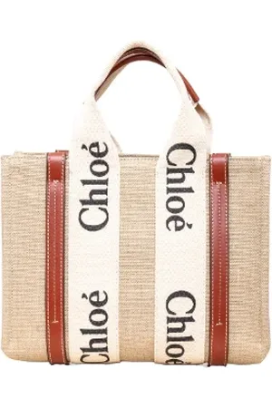 Chloé Pre-owned, Dame, , ONE SIZE, Uld, Pre-owned Stof totes