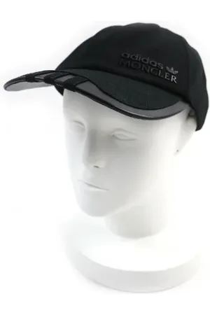 Moncler Pre-owned, Herre, Sort, ONE SIZE, Bomuld, Pre-owned Bomuld hatte