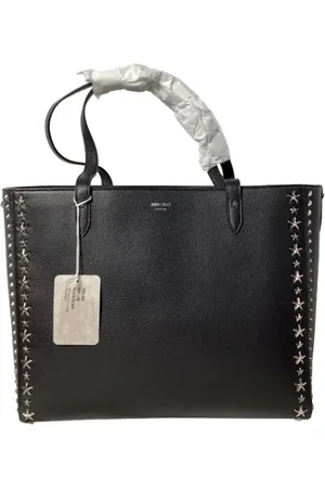 Jimmy Choo Pre-owned, Dame, Sort, ONE SIZE, Uld, Pre-owned Laeder totes