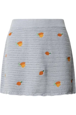 Pepe Jeans Nederdel, Dame, Flerfarvet, XS, Dazed Blue Frugtprint Nederdel