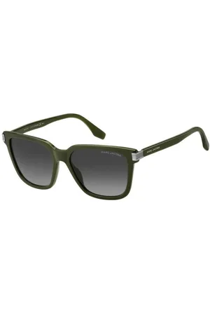Marc Jacobs Tilbehør, Herre, Grøn, 57 MM, Uld, Stilfulde solbriller med 1Ed/9O farve
