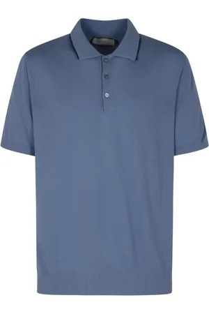 CANALI Top, Herre, Blå, XL, Uld, Stilfulde T-shirts og Polos med Punto Calado