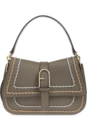 Furla Taske, Dame, Grøn, ONE SIZE, Uld, Skuldertaske Flow Medium