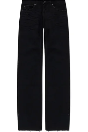 Balenciaga Jeans, Dame, Sort, XL, Bomuld, Jeans med vintage effekt