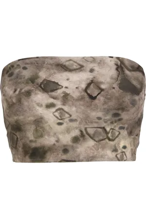 Cortana Badetøj, Dame, Grå, L, Ryo, bikini bandeau diamanttryk