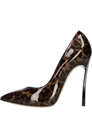 Casadei Sko, Dame, Brun, 39 EU, Læder, Med hæl brun