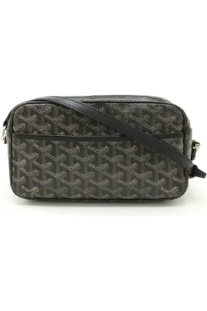 GOYARD Pre-owned, Dame, Sort, ONE SIZE, Uld, Pre-owned Canvas crossbody-tasker
