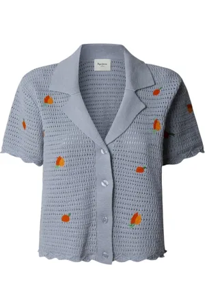 Pepe Jeans Strik, Dame, Blå, XS, Uld, Dazed Moderne Trøje