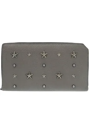 Jimmy Choo Pre-owned, Dame, Grå, ONE SIZE, Tyl, Pre-owned Laeder punge