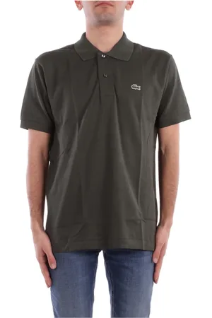 Lacoste Top, Herre, Grøn, XL, Uld, Stilfulde Polo Skjorter med Frontlogo