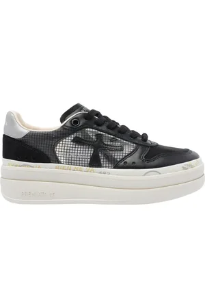 Premiata Sko, Dame, Sort, 36 EU, Sort Platform Sneakers