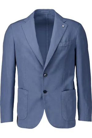 Lubiam Jakke, Herre, Blå, 2XL, Uld, Stilfuld Jakke Lyseblå Colbert
