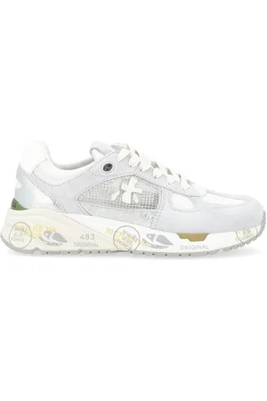 Premiata Sko, Dame, Hvid, 38 EU, Uld, Mased-Var-7400 Stilfuldt Model