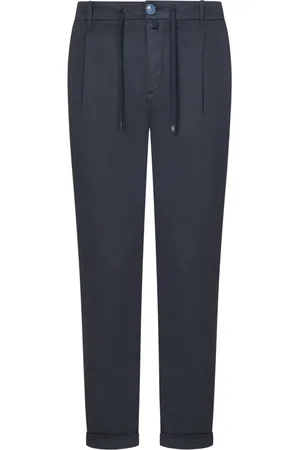 Hand Picked Bukser, Herre, Blå, W30, Uld, Blå Bukser Chic Stil