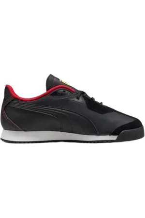 PUMA Sko, Herre, Sort, 45 EU, Læder, Ikoniske læder livsstil sneakers