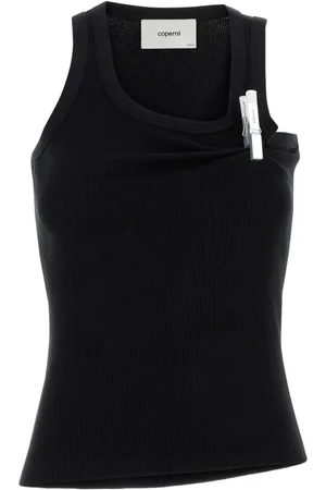 COPERNI Top, Dame, Sort, S, Bomuld, Sort Bomuld Tank Top