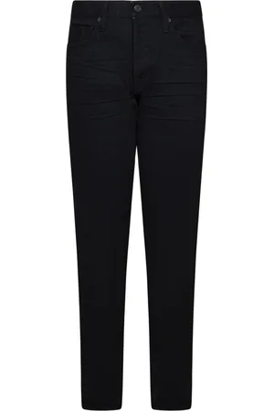 Tom Ford Jeans, Herre, Sort, W30, Bomuld, Sort Slim Fit Jeans