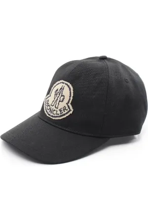 Moncler Pre-owned, Herre, Sort, ONE SIZE, Bomuld, Pre-owned Bomuld hatte