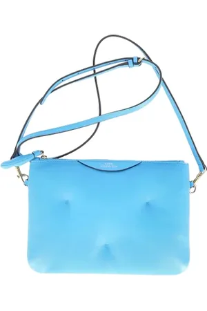 Anya Hindmarch Pre-owned, Dame, Blå, ONE SIZE, Uld, Pre-owned Laeder skuldertasker