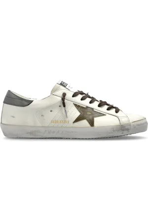 Golden Goose Sko, Herre, Hvid, 46 EU, Uld, Sportsko Super Star Classic Med Liste