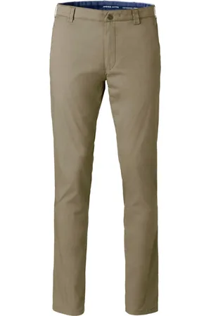 Meyer Bukser, Herre, Grøn, W27, Khaki Bonn Bukser