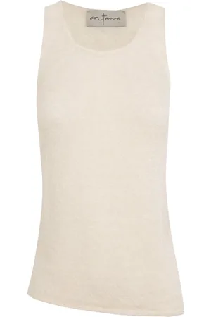 Cortana Top, Dame, , XL, Hamp, Antik, elfenben hamp top