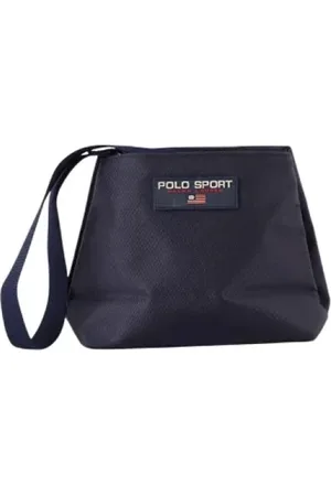 Ralph Lauren Pre-owned, Dame, Blå, ONE SIZE, Uld, Pre-owned Stof skuldertasker